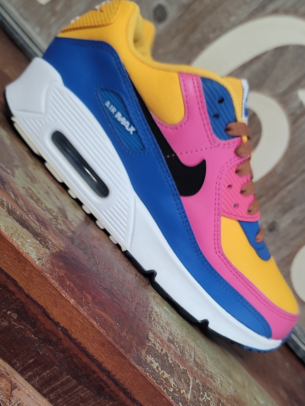 🔥 Nike Air Max 90 'Multi Color' Wmns 8 Great Condition. Fast Shipping. - Picture 12 of 15